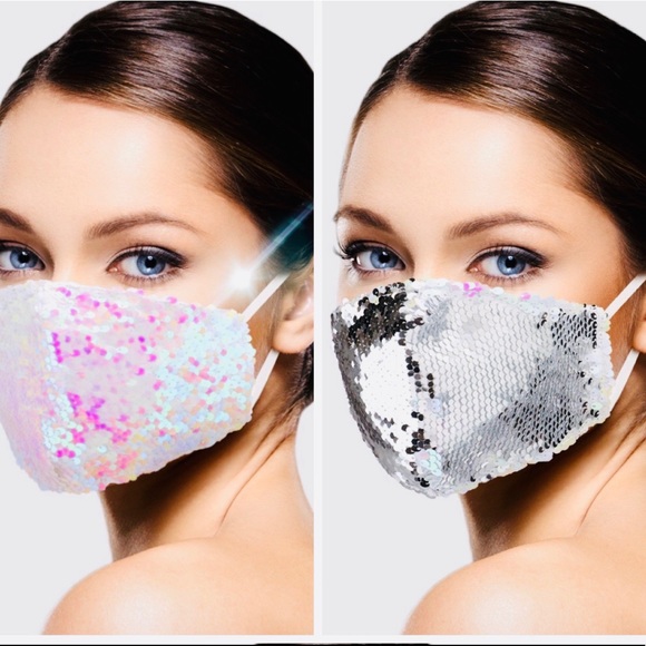 Fashionable & stylish glitter protective facemask - Picture 1 of 1
